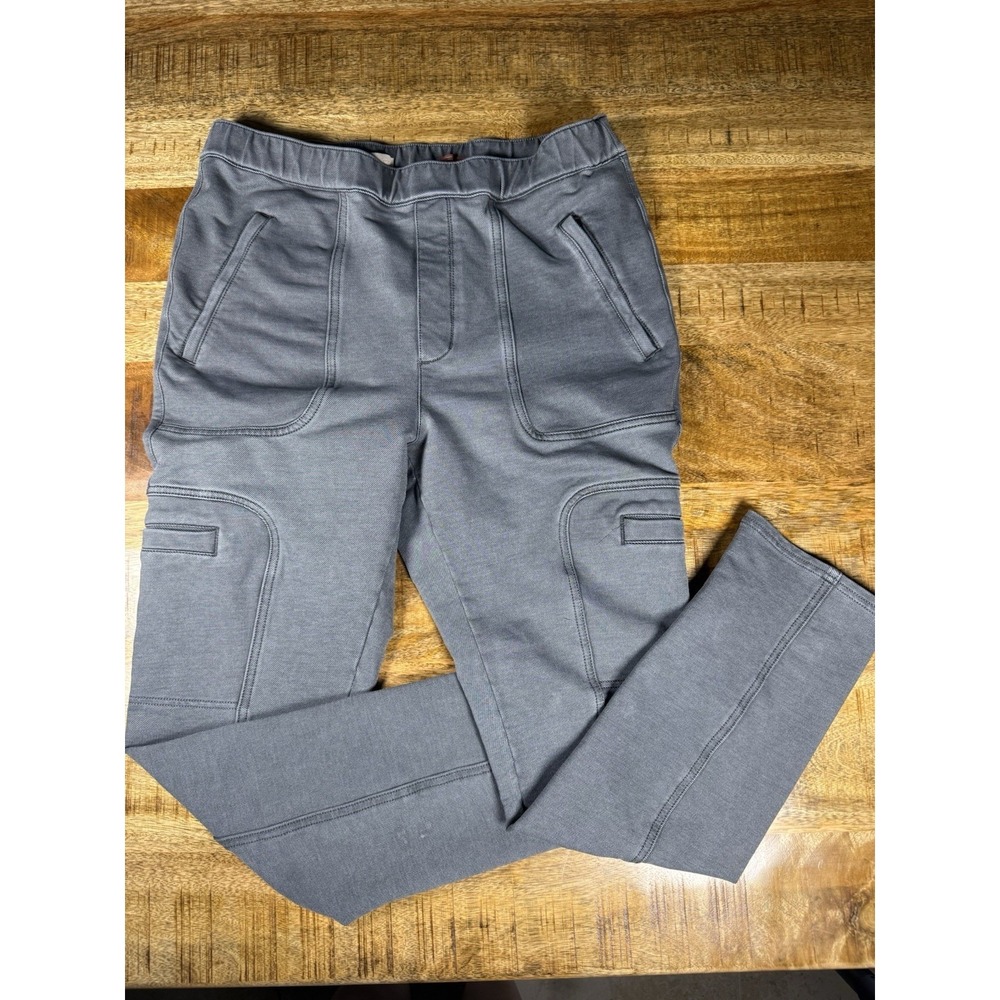 Anthropologie Pilcro Utility Jogger Pants‎ Gray Knit Stretch Womens Medium M